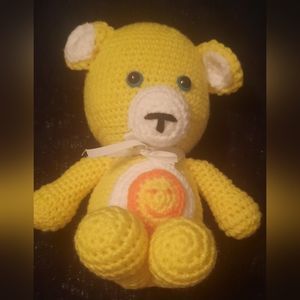Handcrafted Crocheted sunshine care bear